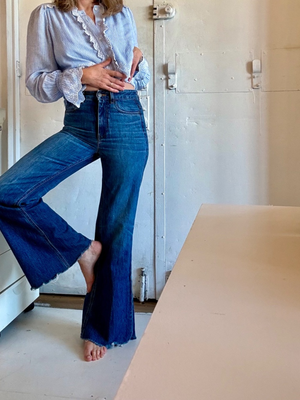 Me+Em High waisted jeans. Lovely fit Size 26 ME+EM TWO TONE AUTHENTIC RELAXED